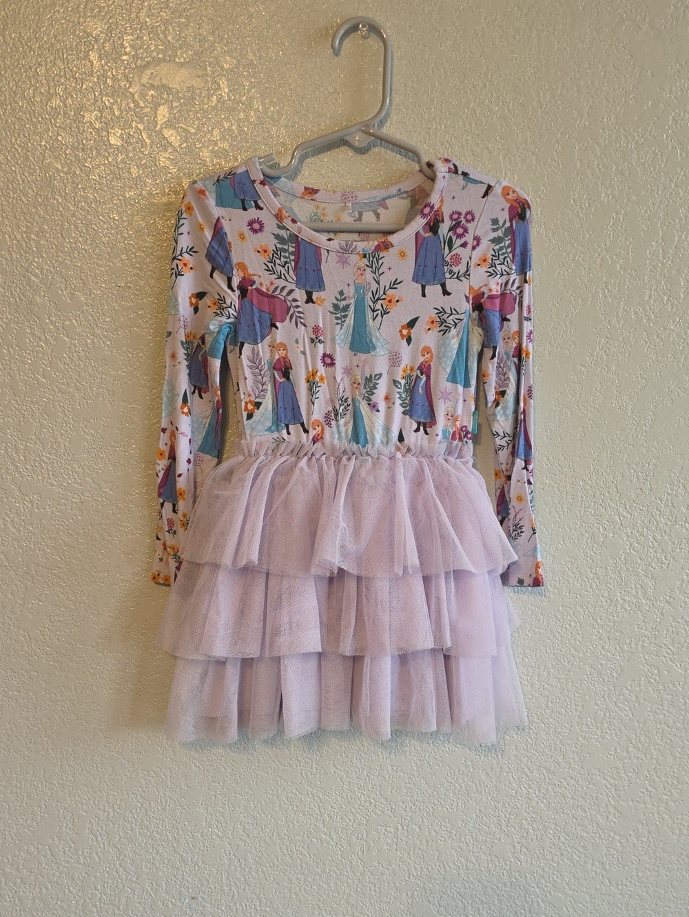 Posh Peanut Lavender & Blue Character Tulle Dress